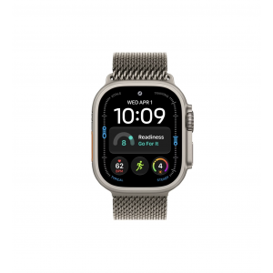 Apple Watch Ultra 4 49mm, Натуральный титан Milanese Loop (M)