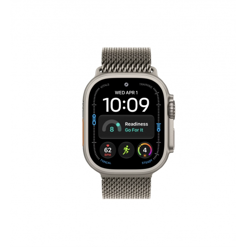 Apple Watch Ultra 4 49mm, Натуральный титан Milanese Loop (L)