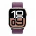 Apple Watch Series 10, 42 мм, Розовое золото/Фиолетовый Sport Loop