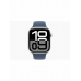 Apple Watch Series 10, 42 мм, S/M, Серебристый/Деним Sport Band