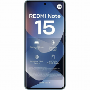 Смартфон Xiaomi Redmi Note 15, 8/256 ГБ, Голубой ледник